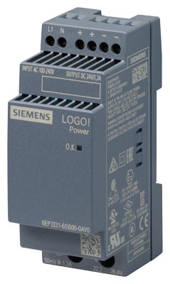 6EP3331-6SB00-0AY0 - LOGO!POWER 24 V/1.3 A Stabilized